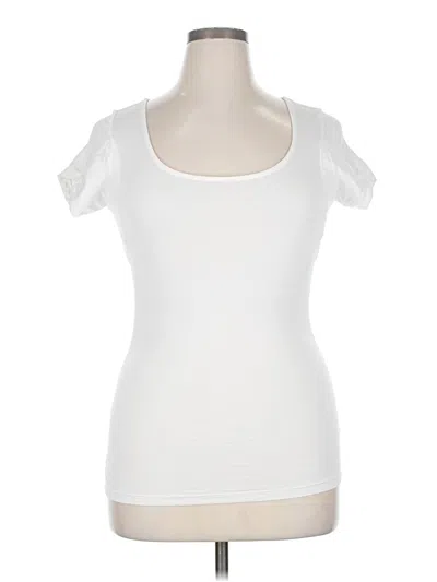 Pre-owned Assorted Brands Short Sleeve T-shirt In White