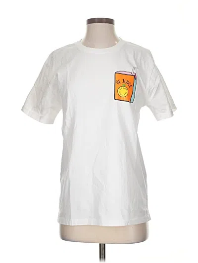 Pre-owned Assorted Brands Short Sleeve T-shirt In White