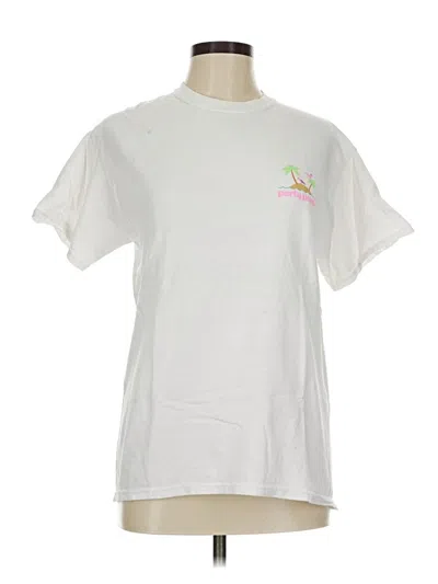 Pre-owned Assorted Brands Short Sleeve T-shirt In White