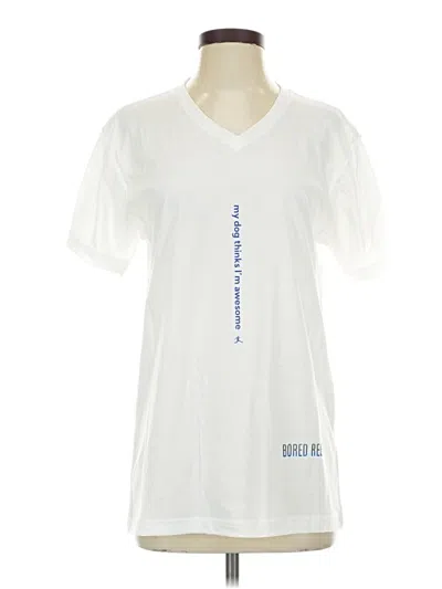 Pre-owned Assorted Brands Short Sleeve T-shirt In White
