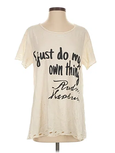 Pre-owned Assorted Brands Short Sleeve T-shirt In White