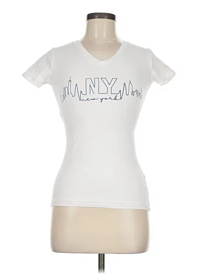 Pre-owned Assorted Brands Short Sleeve T-shirt In White