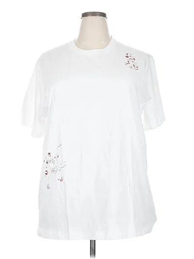 Pre-owned Assorted Brands Short Sleeve T-shirt In White