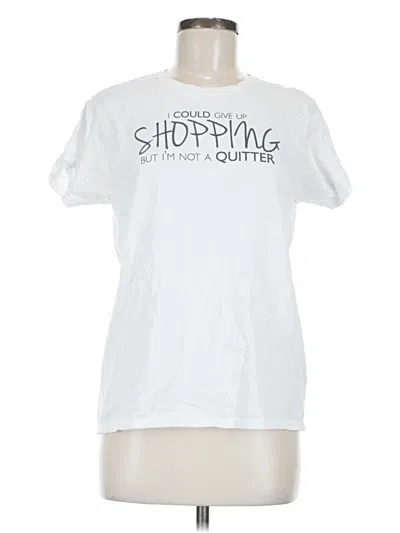 Pre-owned Assorted Brands Short Sleeve T-shirt In White