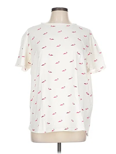 Pre-owned Assorted Brands Short Sleeve T-shirt In White