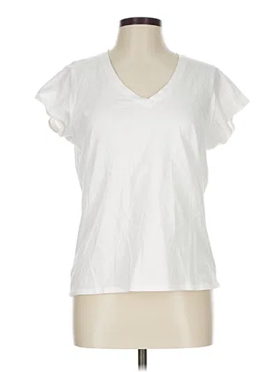 Pre-owned Assorted Brands Short Sleeve T-shirt In White