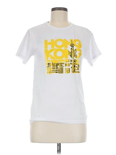 Pre-owned Assorted Brands Short Sleeve T-shirt In White