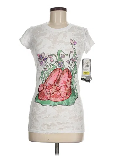 Assorted Brands Short Sleeve T-shirt In White