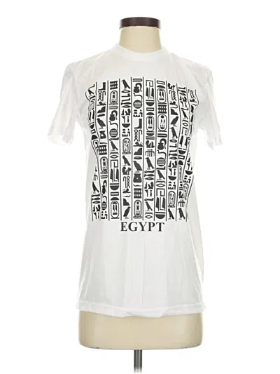 Pre-owned Assorted Brands Short Sleeve T-shirt In White