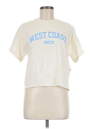 Pre-owned Assorted Brands Short Sleeve T-shirt In White