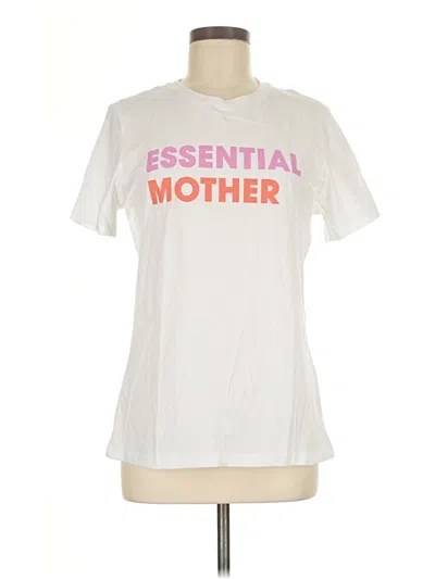 Pre-owned Assorted Brands Short Sleeve T-shirt In White