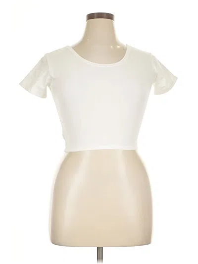 Pre-owned Assorted Brands Short Sleeve T-shirt In White