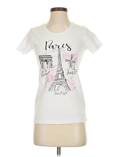 Pre-owned Assorted Brands Short Sleeve T-shirt In White