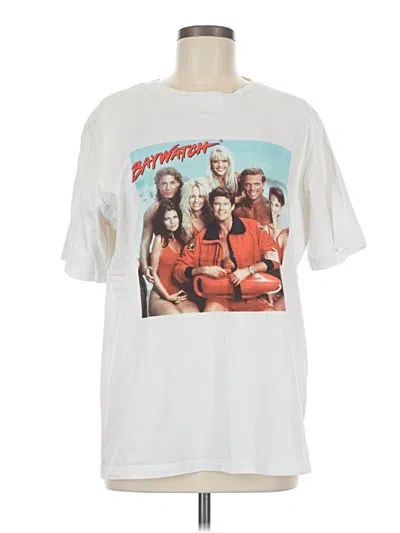 Pre-owned Assorted Brands Short Sleeve T-shirt In White