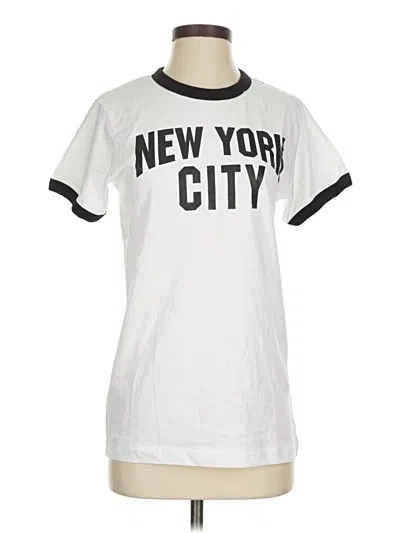 Pre-owned Assorted Brands Short Sleeve T-shirt In White