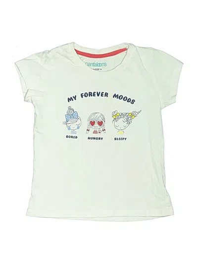 Pre-owned Assorted Brands Kids' Short Sleeve T-shirt In White