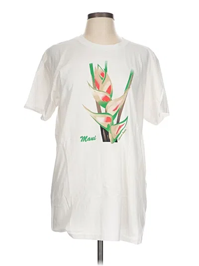 Pre-owned Assorted Brands Short Sleeve T-shirt In White