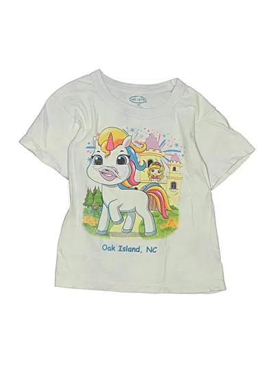 Pre-owned Assorted Brands Kids' Short Sleeve T-shirt In White
