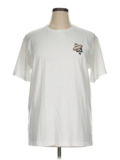 Pre-owned Assorted Brands Short Sleeve T-shirt In White