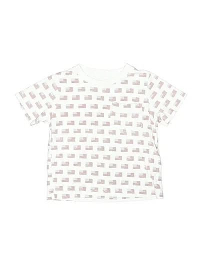 Pre-owned Assorted Brands Kids' Short Sleeve T-shirt In White