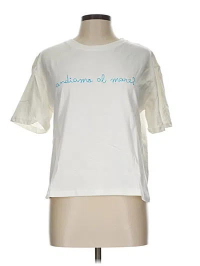 Pre-owned Assorted Brands Short Sleeve T-shirt In White