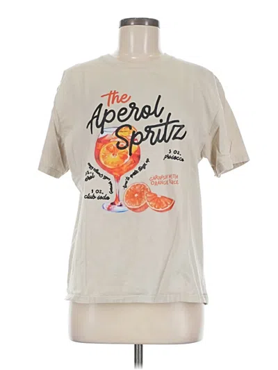 Pre-owned Assorted Brands Short Sleeve T-shirt In White