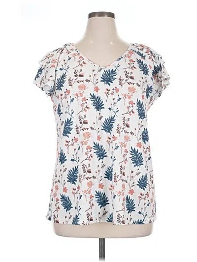 Pre-owned Assorted Brands Short Sleeve T-shirt In White
