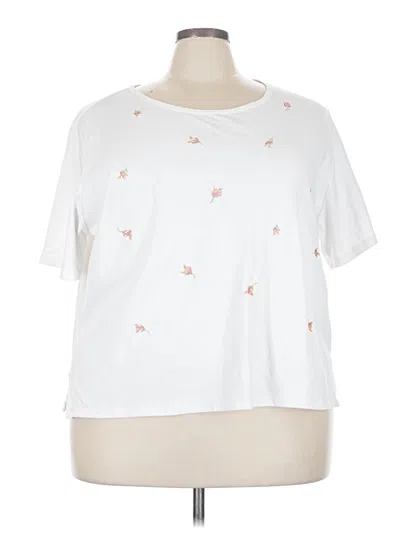 Pre-owned Assorted Brands Short Sleeve T-shirt In White