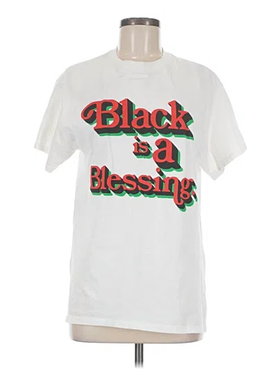Pre-owned Assorted Brands Short Sleeve T-shirt In White