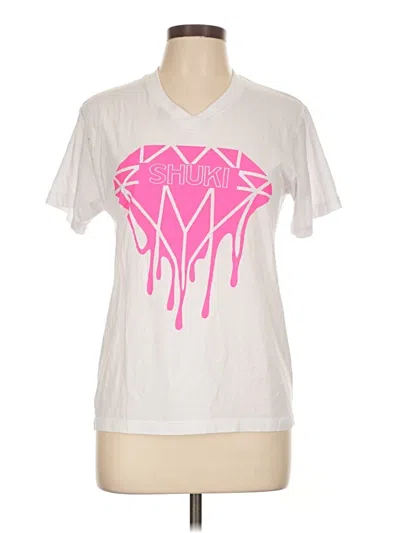 Pre-owned Assorted Brands Short Sleeve T-shirt In White