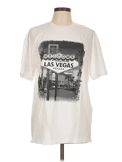 Pre-owned Assorted Brands Short Sleeve T-shirt In White