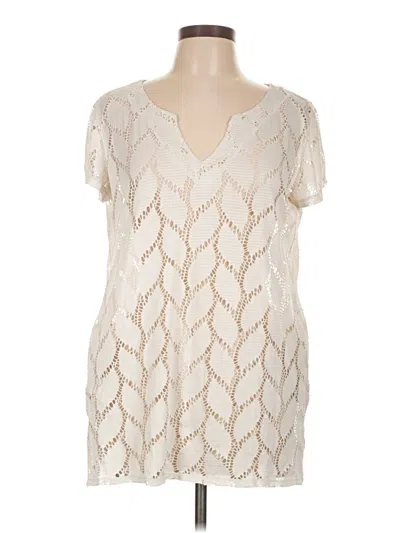 Pre-owned Assorted Brands Short Sleeve T-shirt In White