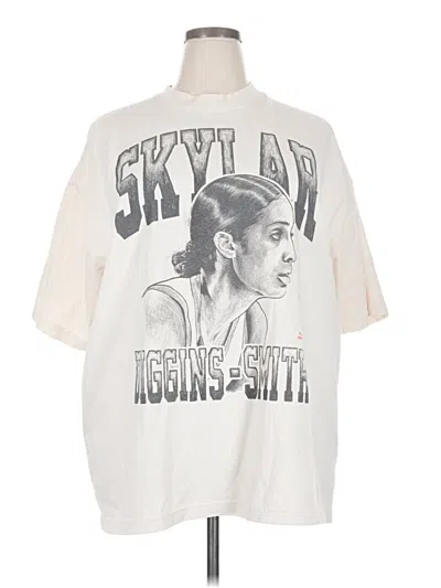 Pre-owned Assorted Brands Short Sleeve T-shirt In White