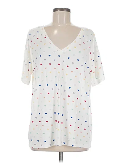 Pre-owned Assorted Brands Short Sleeve T-shirt In White