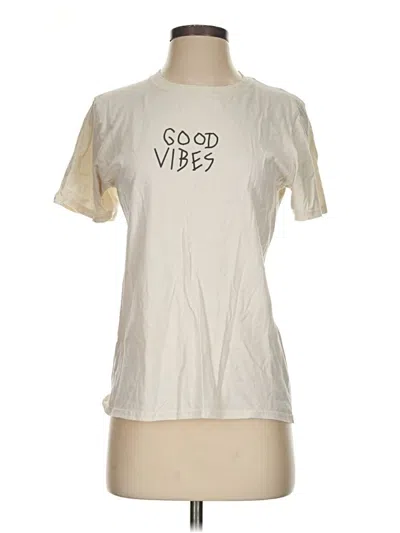 Pre-owned Assorted Brands Short Sleeve T-shirt In White