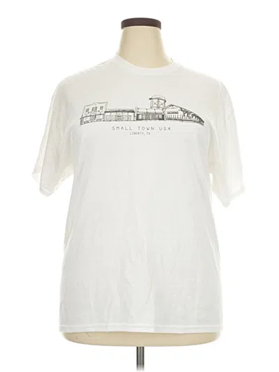 Pre-owned Assorted Brands Short Sleeve T-shirt In White