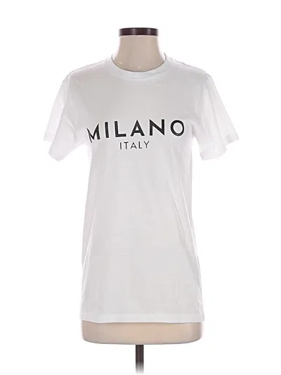 Pre-owned Assorted Brands Short Sleeve T-shirt In White