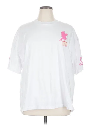 Pre-owned Assorted Brands Short Sleeve T-shirt In White
