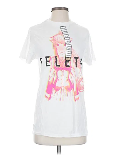 Pre-owned Assorted Brands Short Sleeve T-shirt In White