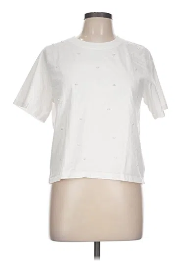 Pre-owned Assorted Brands Short Sleeve T-shirt In White