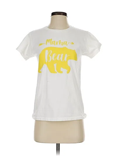 Pre-owned Assorted Brands Short Sleeve T-shirt In White