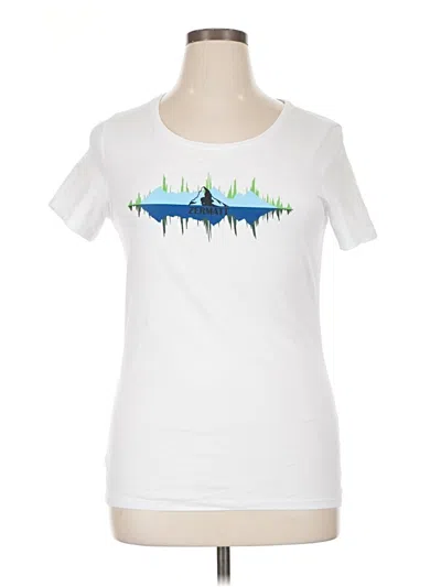 Pre-owned Assorted Brands Short Sleeve T-shirt In White