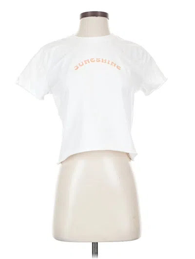 Pre-owned Assorted Brands Short Sleeve T-shirt In White