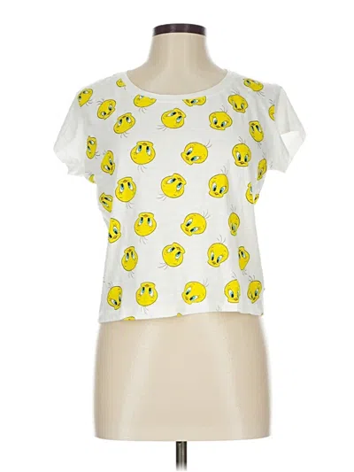 Pre-owned Assorted Brands Short Sleeve T-shirt In White