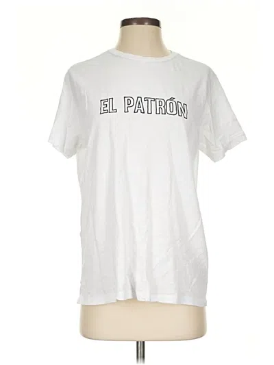 Pre-owned Assorted Brands Short Sleeve T-shirt In White