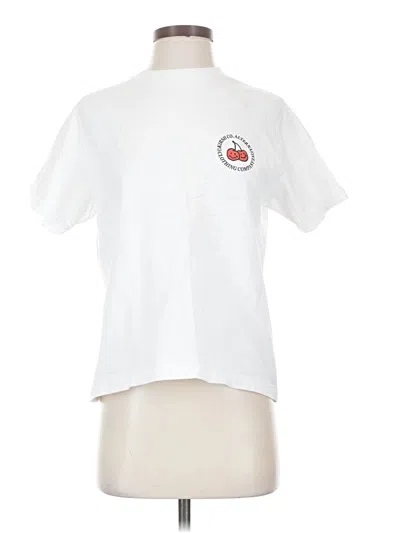 Pre-owned Assorted Brands Short Sleeve T-shirt In White