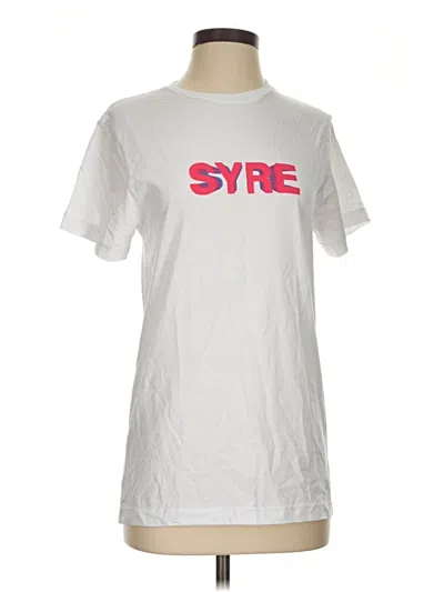 Pre-owned Assorted Brands Short Sleeve T-shirt In White