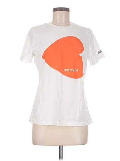 Pre-owned Assorted Brands Short Sleeve T-shirt In White