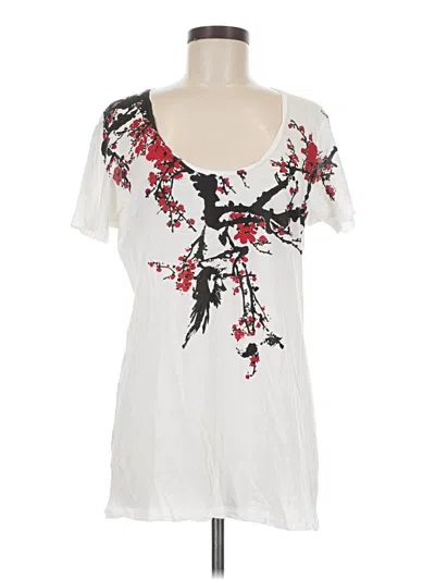 Pre-owned Assorted Brands Short Sleeve T-shirt In White