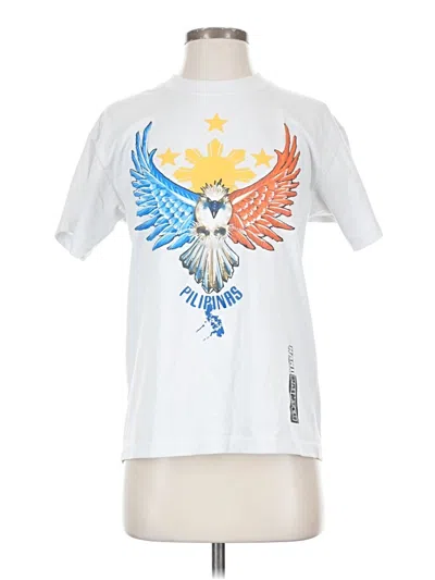 Pre-owned Assorted Brands Short Sleeve T-shirt In White